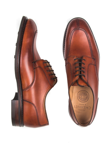 Full length shot of Cheswick Derby shoes from Cheaney.