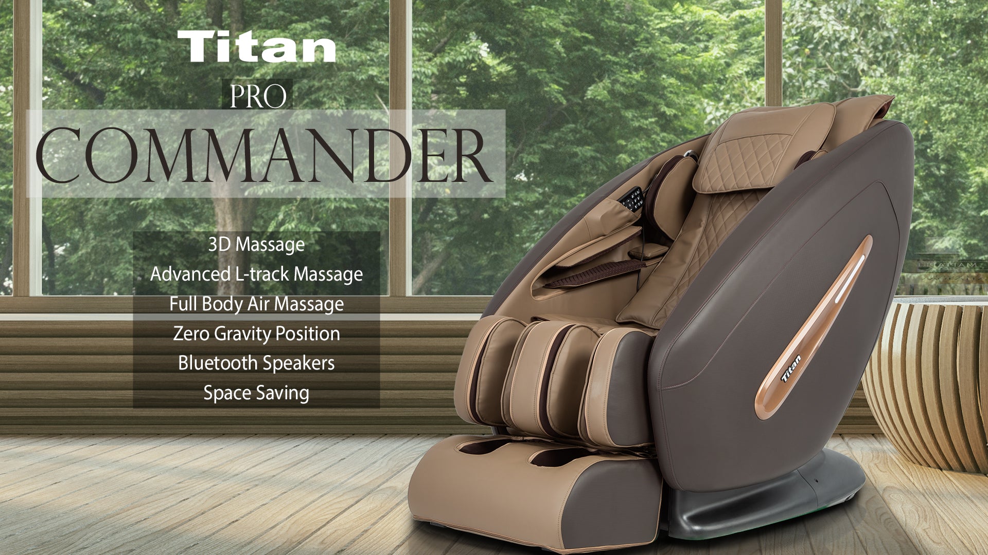 Titan Pro Commander Massage Chair Features