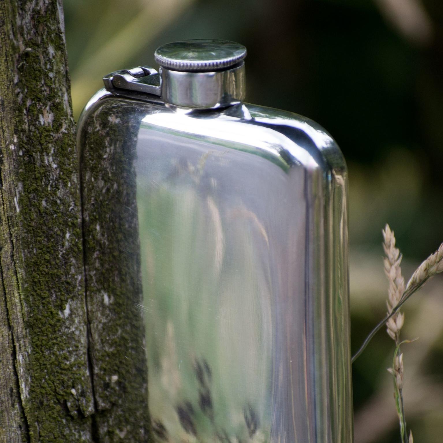 Pewter Pocket Flask | Kaufmann Mercantile