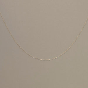 10k petal chain long necklace(10kﾍﾟﾀﾙﾁｪｰﾝﾛﾝｸﾞﾈｯｸﾚｽ)［mede to order］