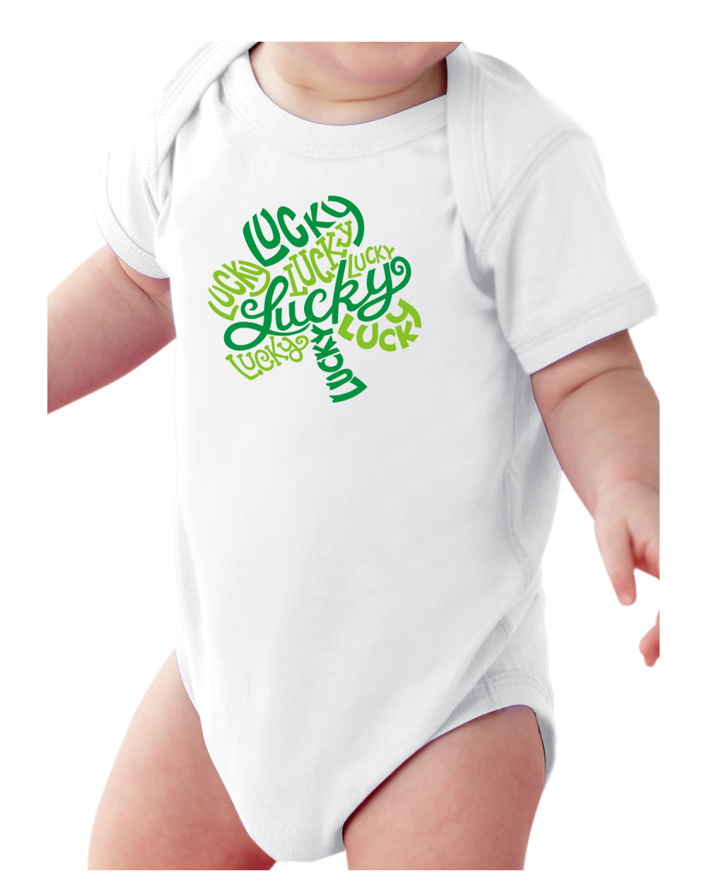 Infant Lucky Shamrock Onesie - PressedUp