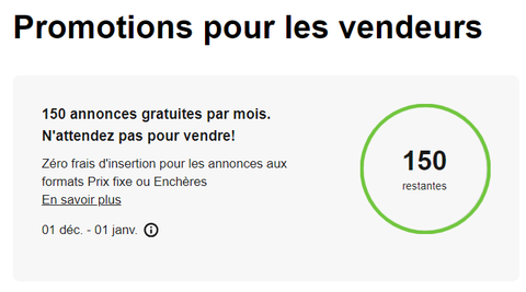 vendre sur ebay 150 annonces gratuites