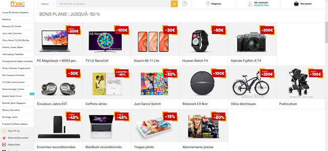 produits gagnants sur la fnac