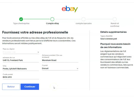 Comment faire vérifier son compte sur eBay