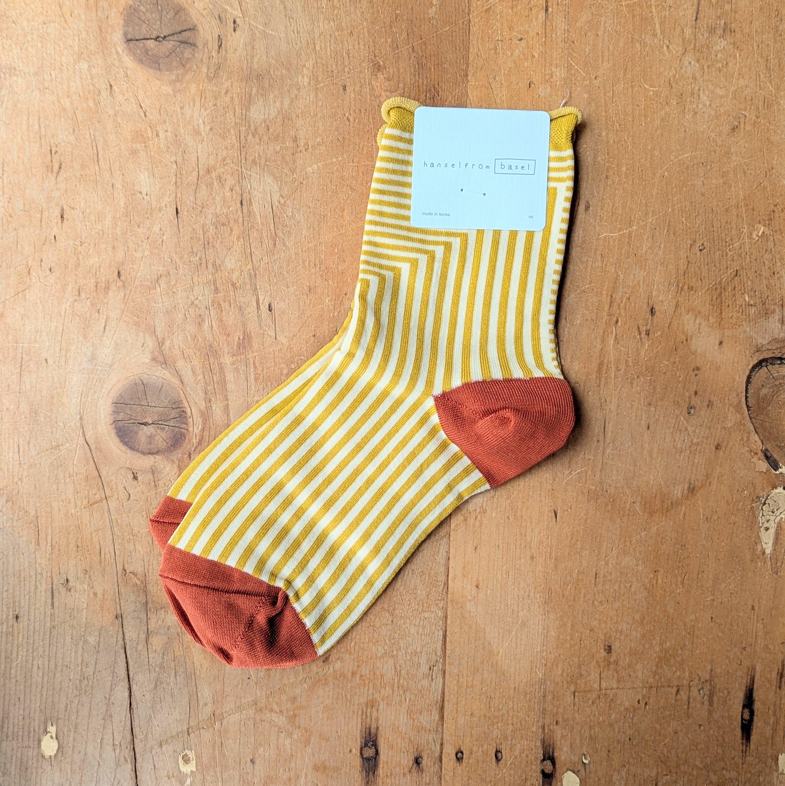 Corbusier Crew Socks - Citron