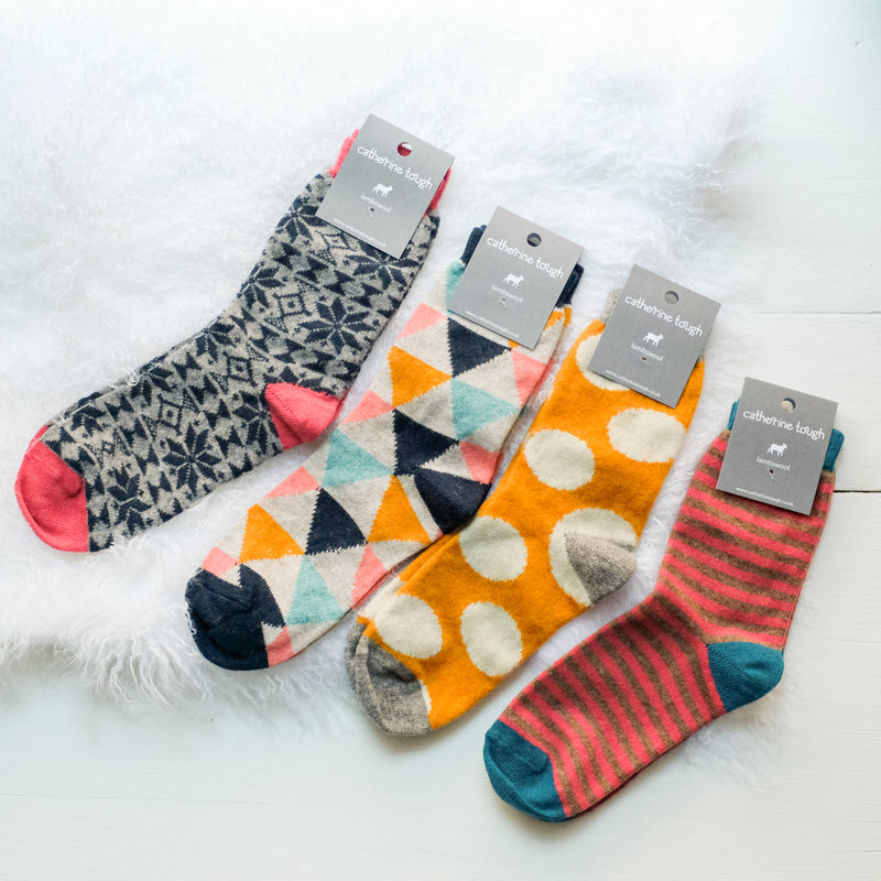 Women's Lambswool Socks – Stitch and Tickle