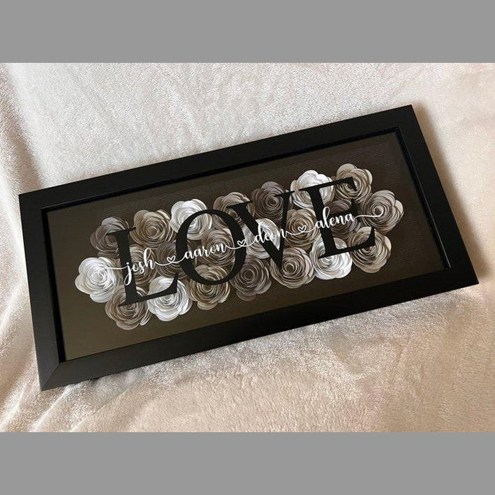 Personalized Shadow Box 5x17