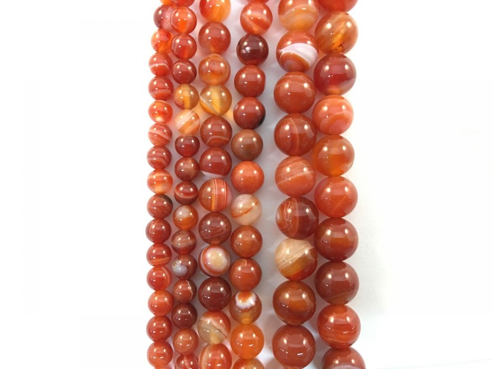 banded carnelian agate