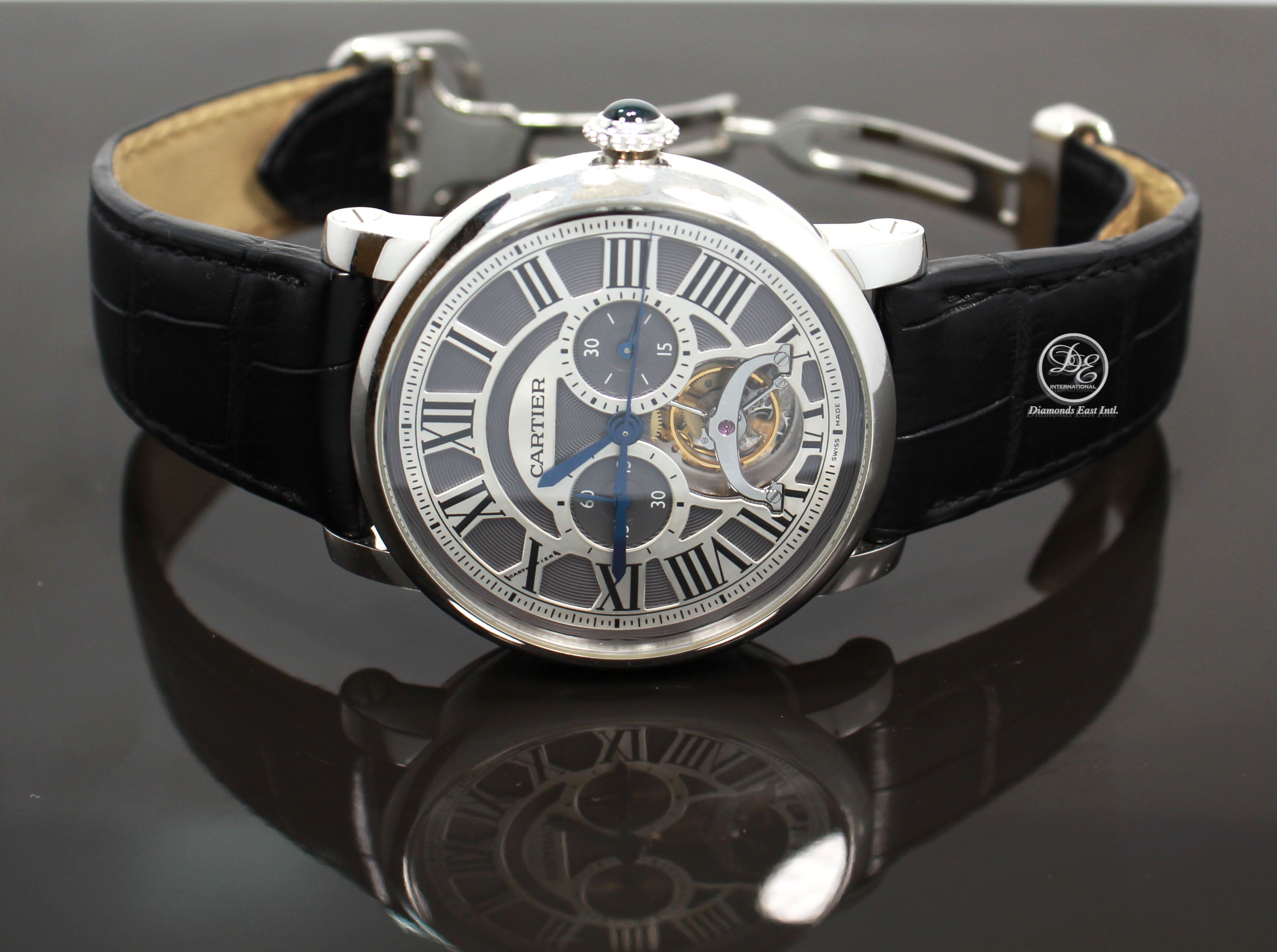 cartier watch pt950