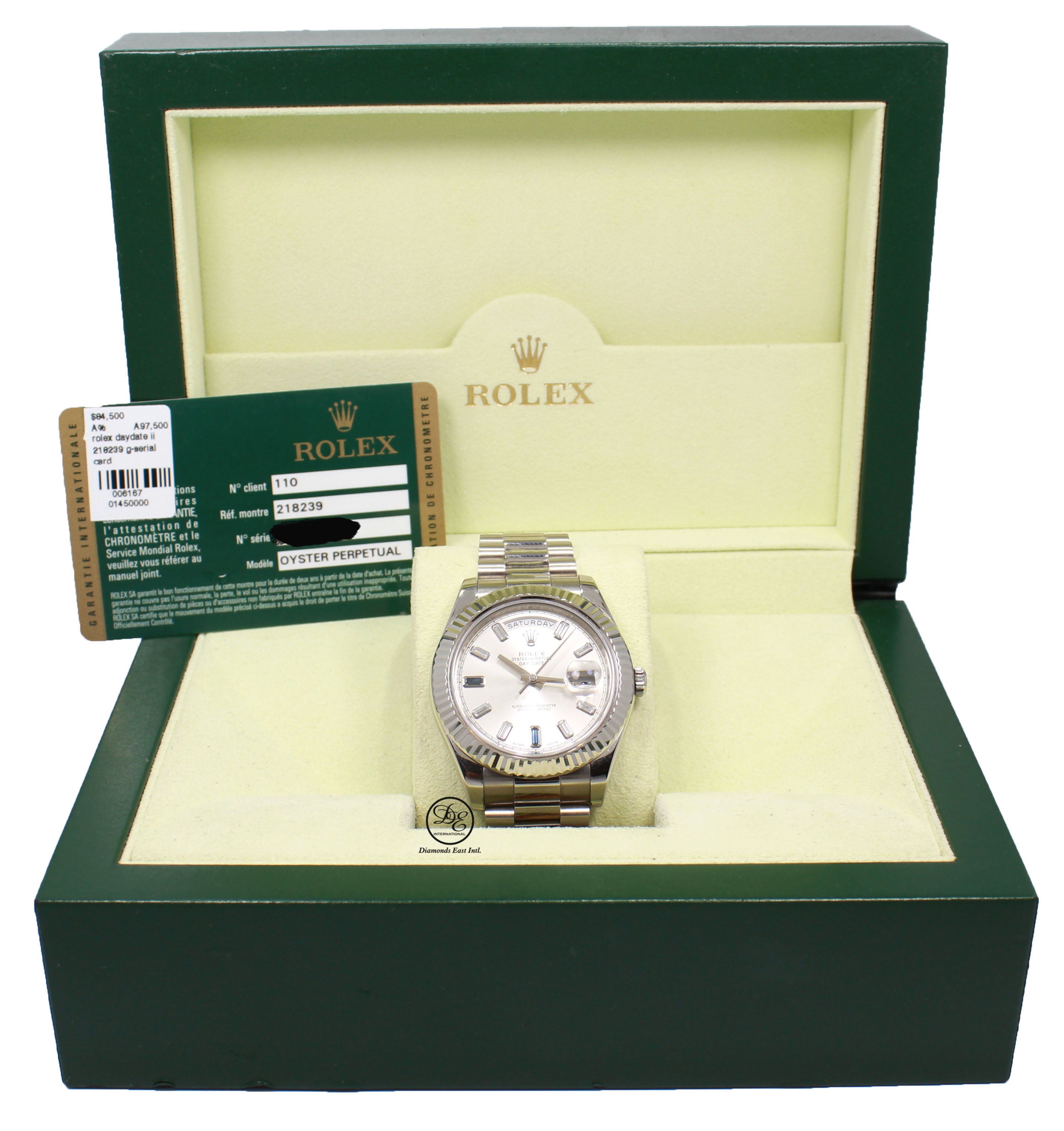 rolex day date box