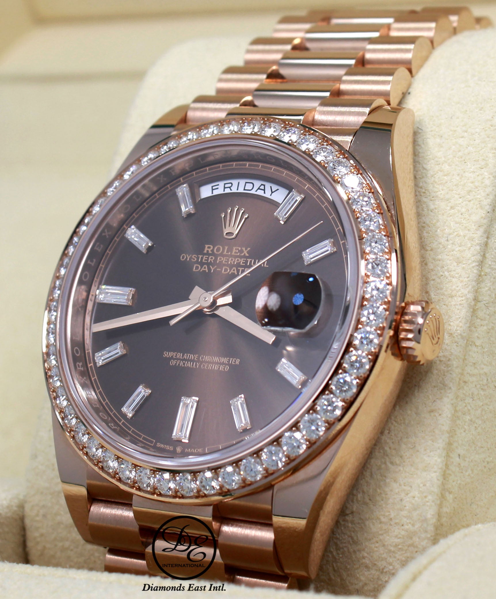 rolex factory diamond bezel