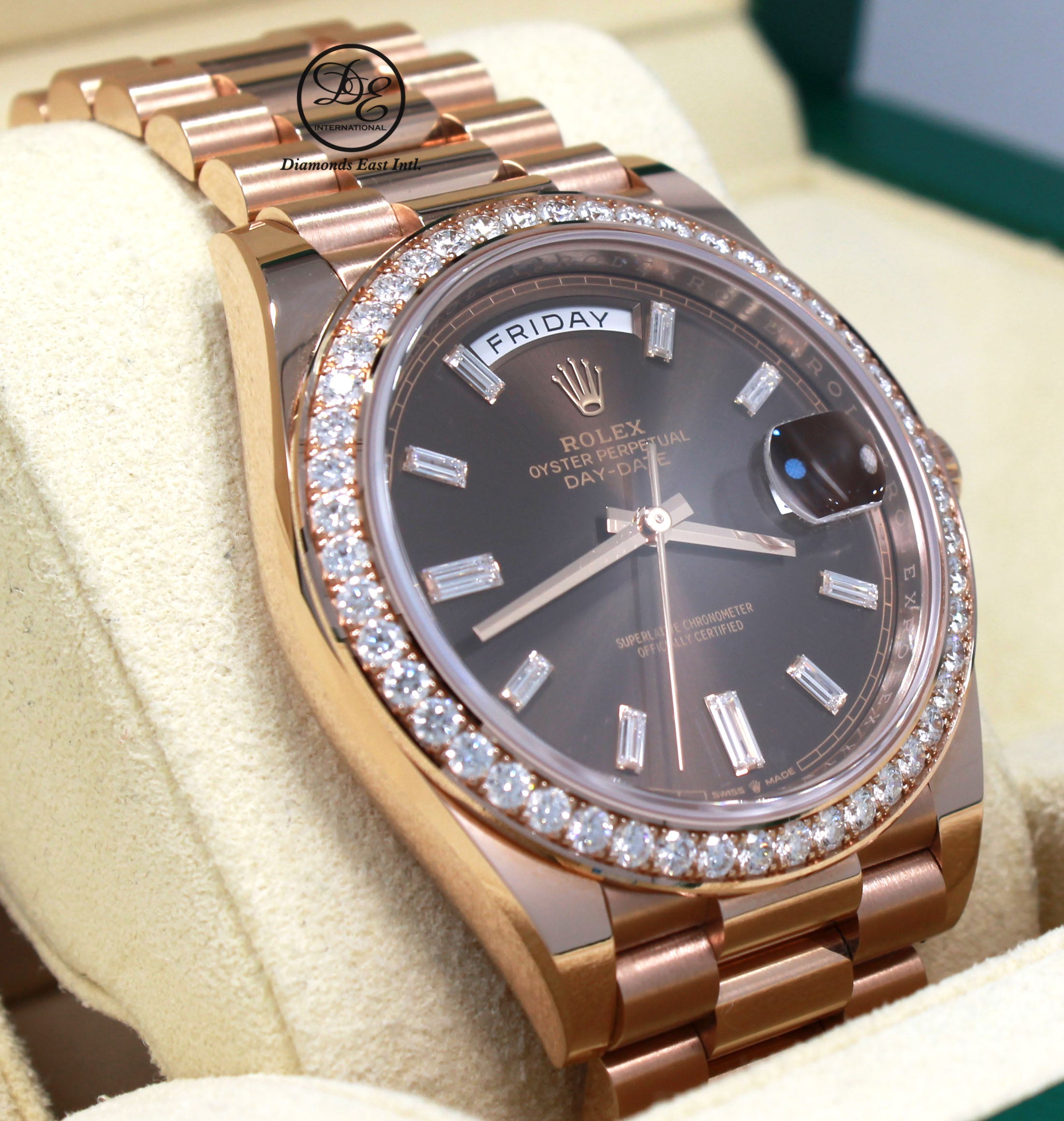 rolex presidential 40mm rose gold