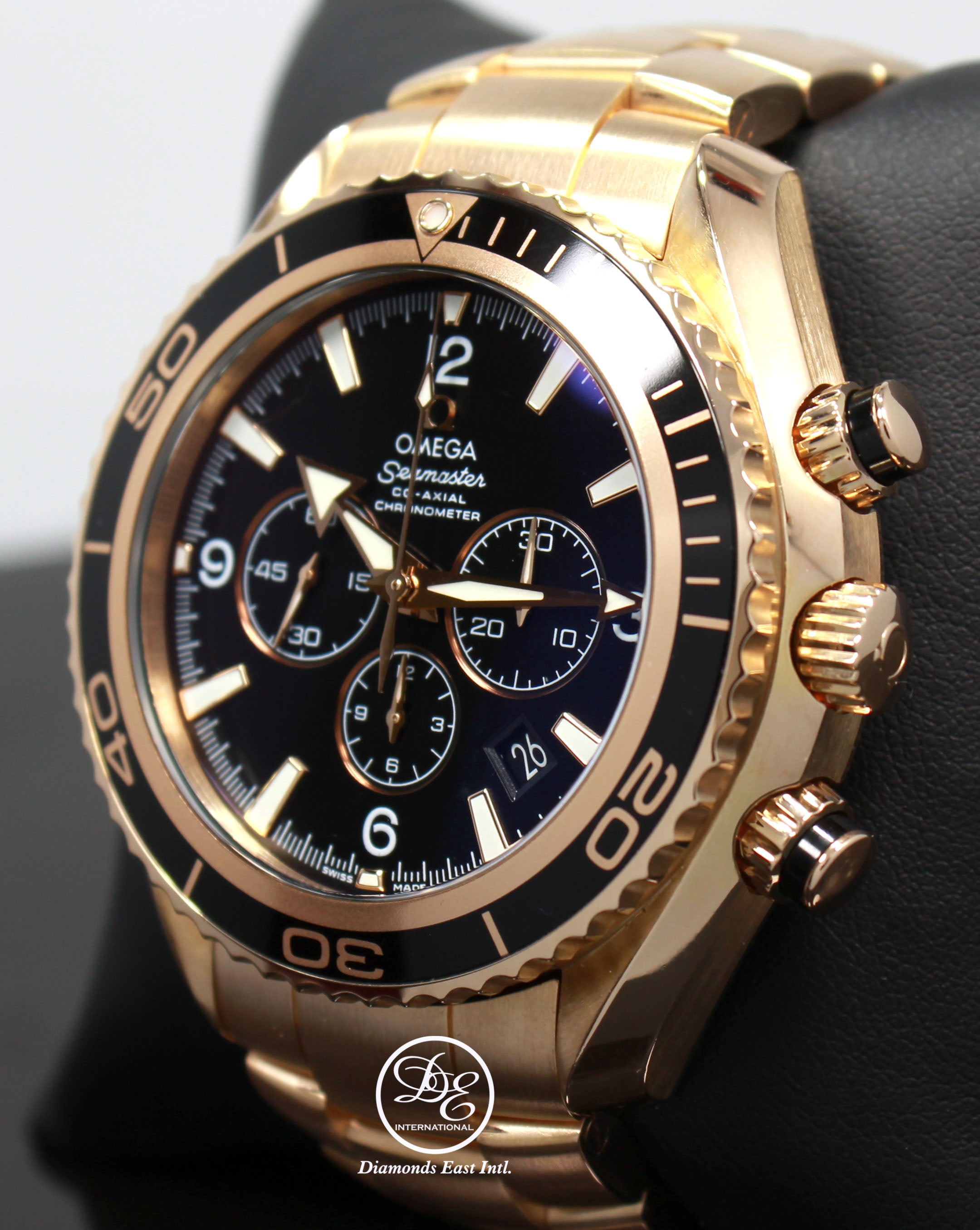 omega seamaster chronograph rose gold