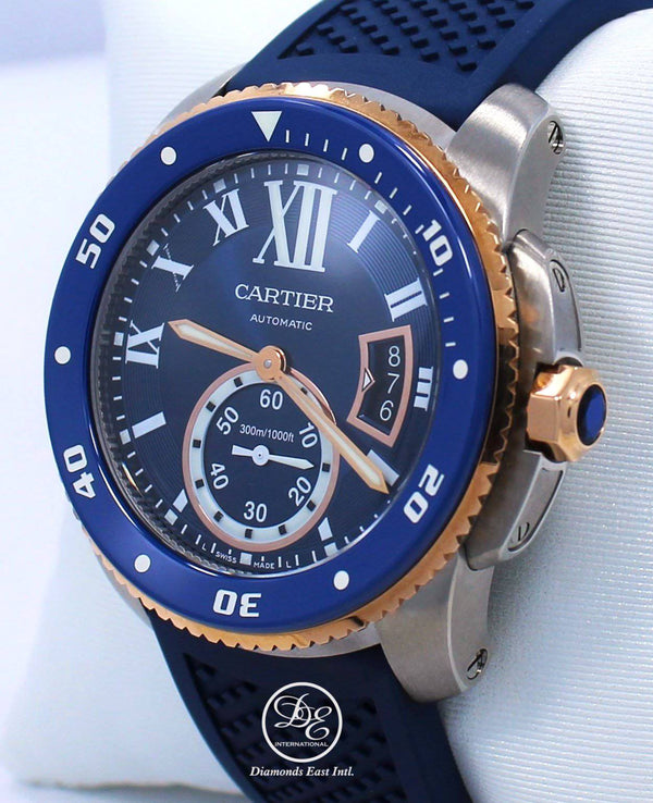 cartier calibre de diver blue