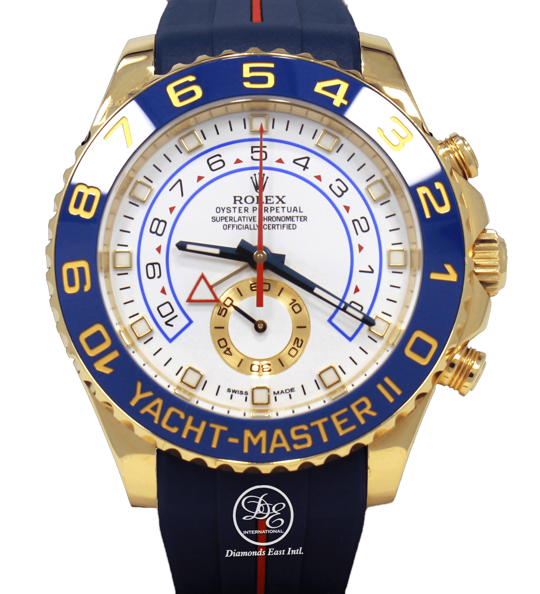 yacht master 18k gold