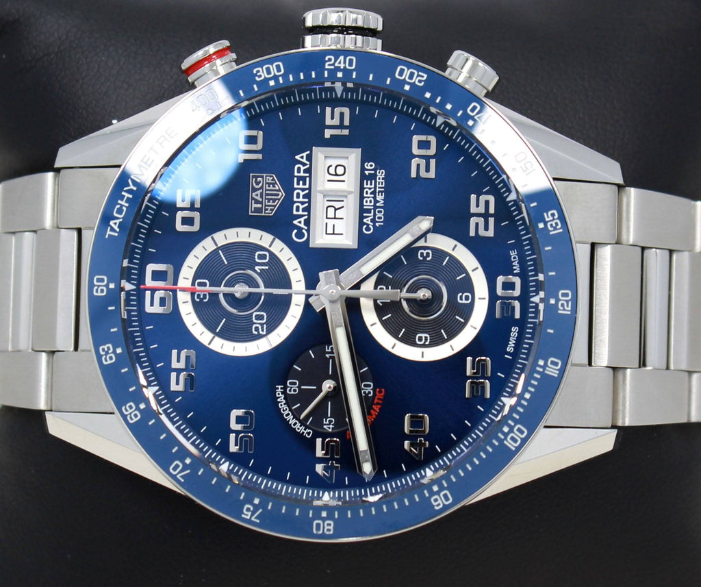 stainless steel tag heuer carrera calibre 16