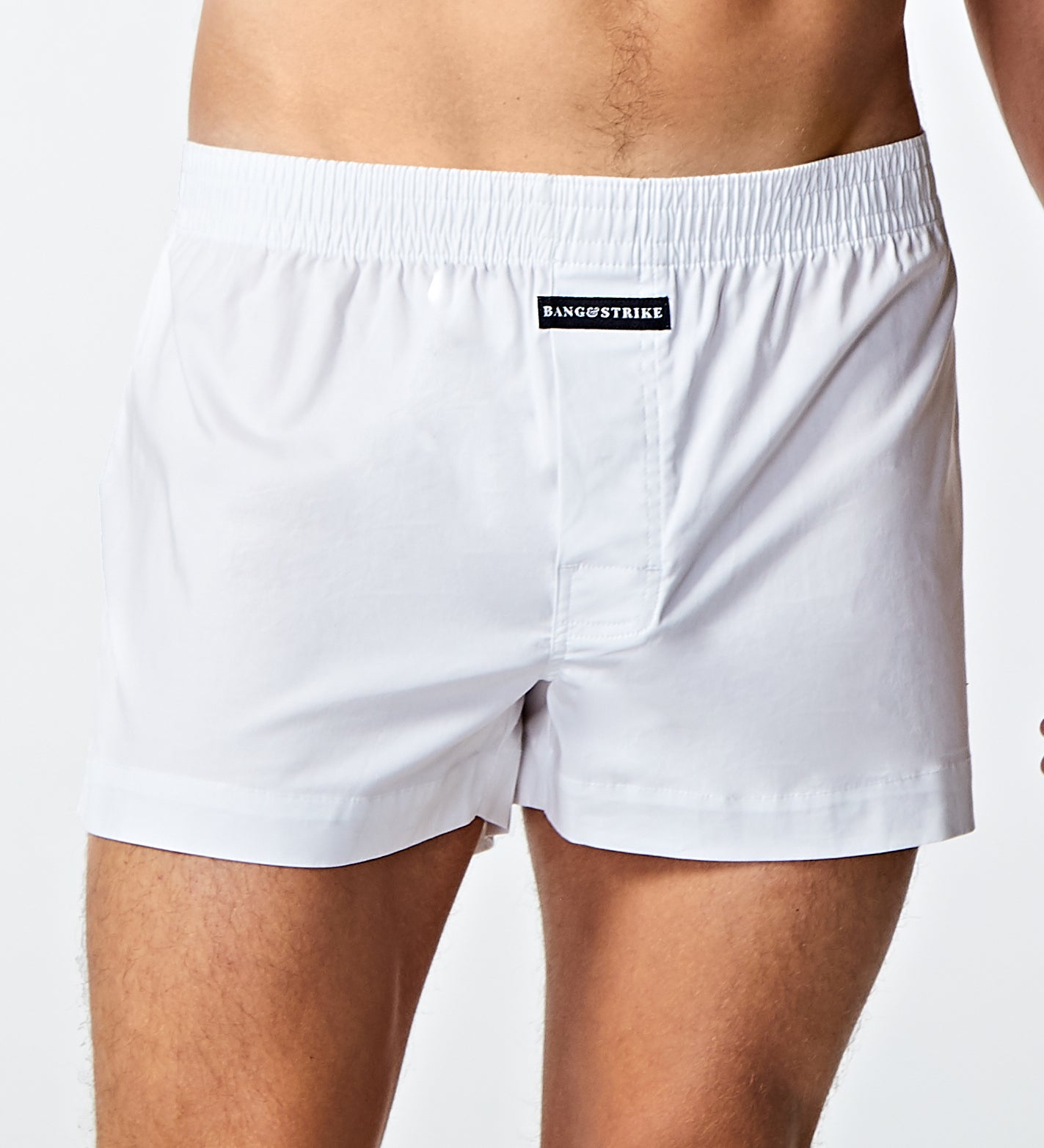 BANG&STRIKE Hard Times Woven Boxer White | Official Online Store