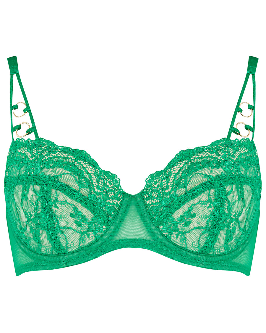 We Are We Wear VICTORIA UNDERWIRE - Underwired bra - forest green/green 