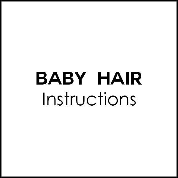 Free Baby Hair Instructions Yalla Doll