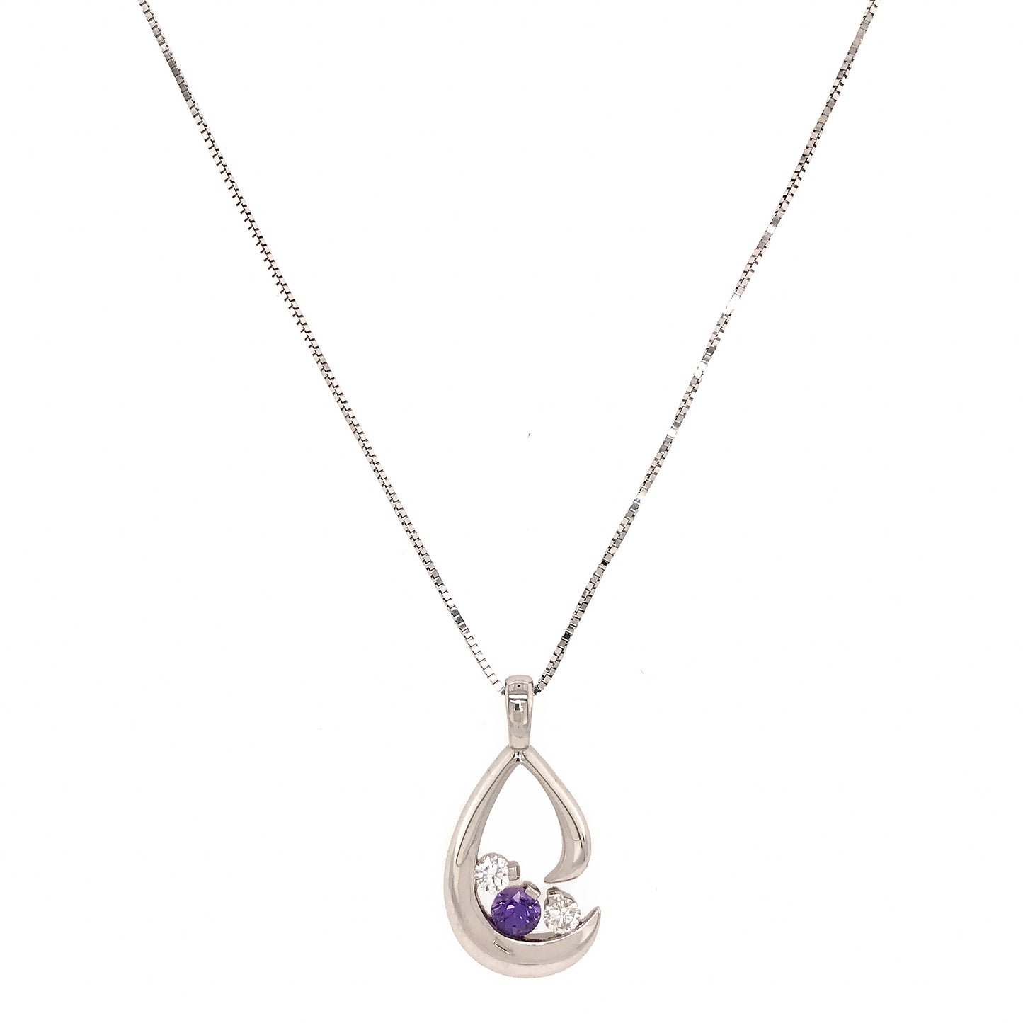 Louis Vuitton Craquantes Pink Sapphire Diamond White Gold Pendant Necklace