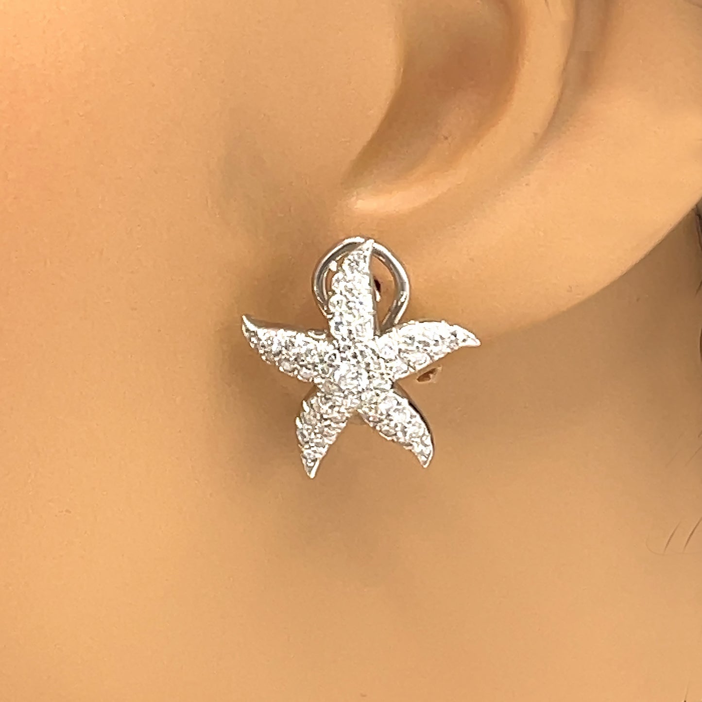Pre-Owned Tiffany & Co. Elsa Peretti Mesh Earrings with Diamonds –