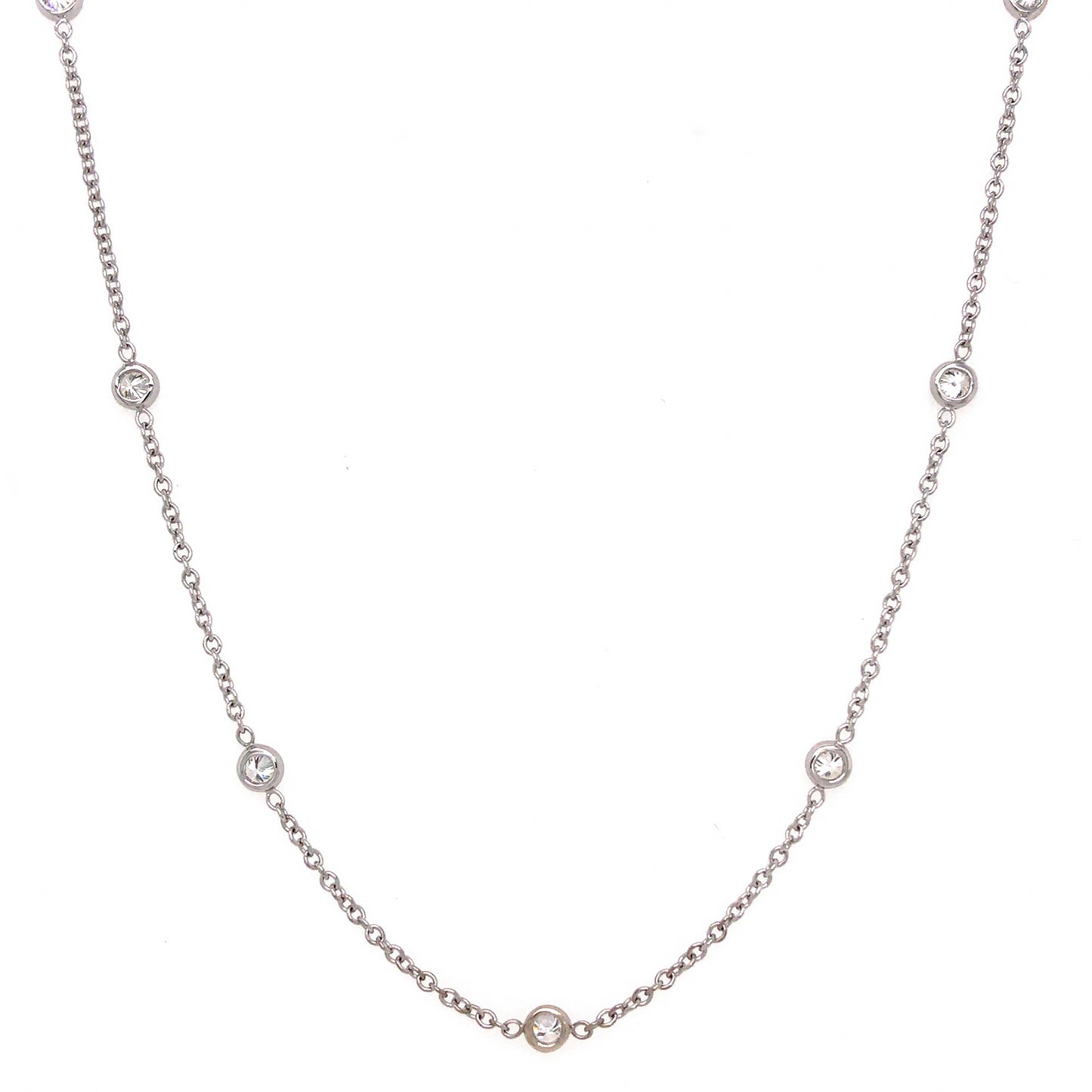 Lot - Louis Vuitton 18 Karat White Gold Necklace