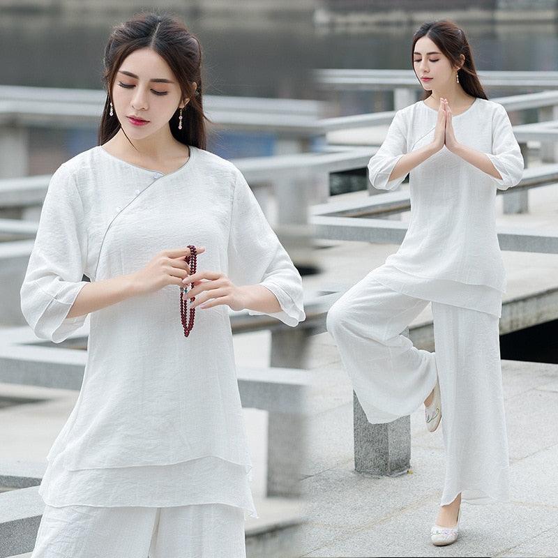 Yoga Clothes for Women Cotton / Linen