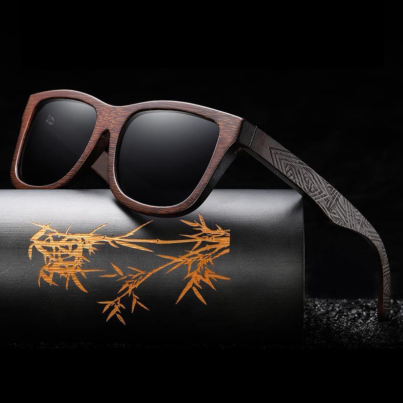 Natural Bamboo Wooden Sunglasses