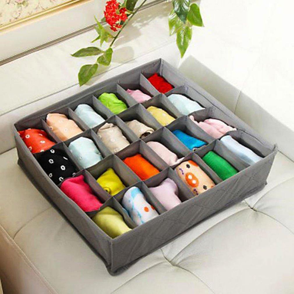 Bamboo Charcoal 30 Cells Closet Storage Box