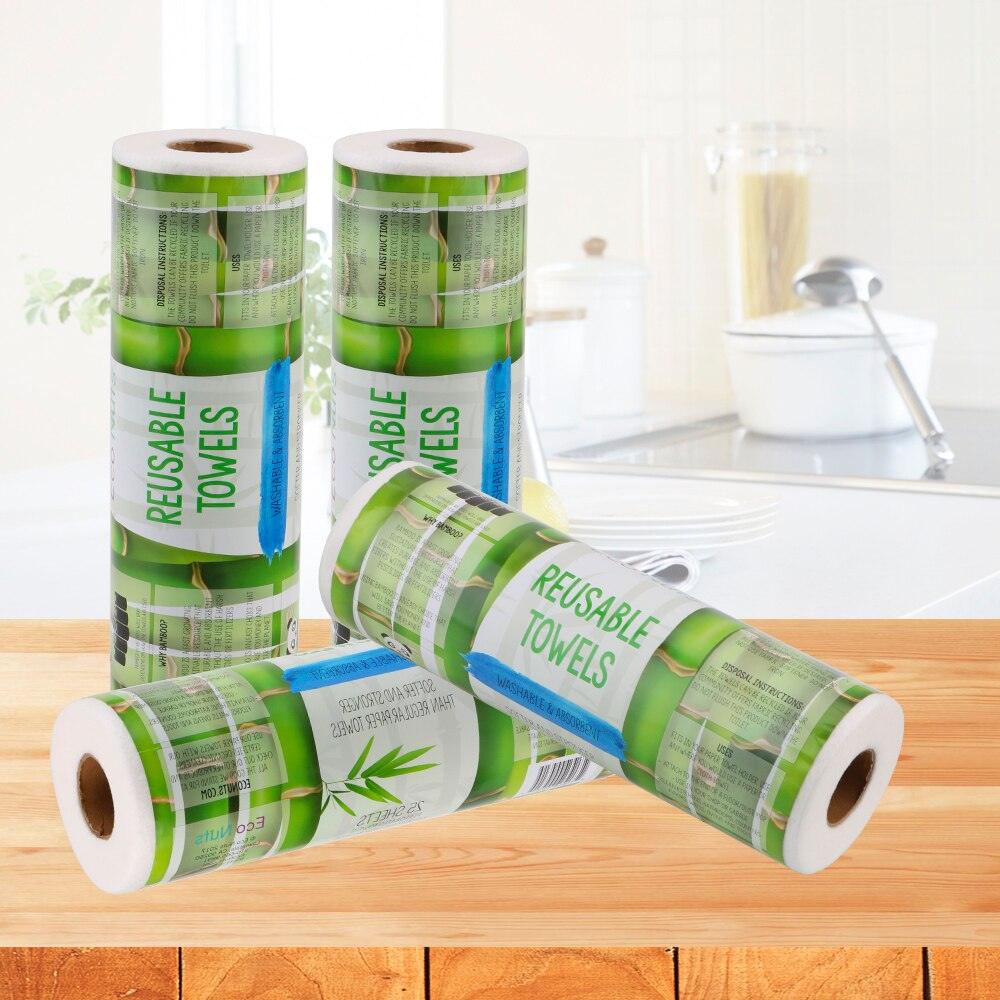Reusable Bamboo Antibacterial Paper Towels for Kitchen Cleaning
