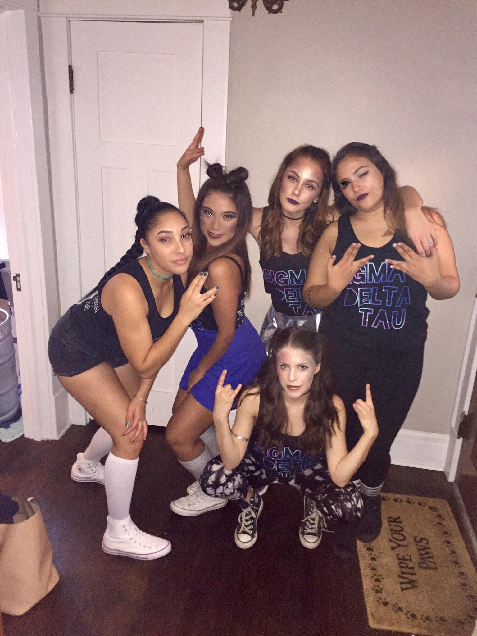 Sigma Delta Tau at SUNY Buffalo are out-of-this-world adorable in their galaxy tanks! Sigma Delta Tau at SUNY Buffalo are out-of-this-world adorable in their galaxy tanks!