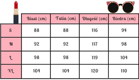 Tabela rozmiarów 101