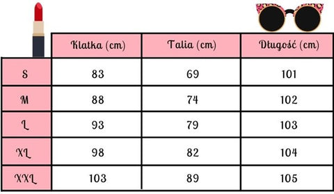 Tabela rozmiarów 77