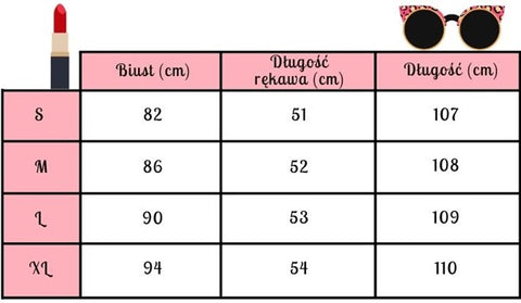 Tabela rozmiarów 96