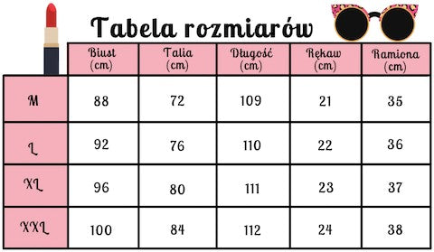 tabela rozmiarów 52