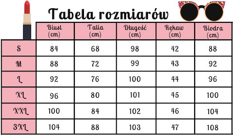 tabela rozmiarów ABC02