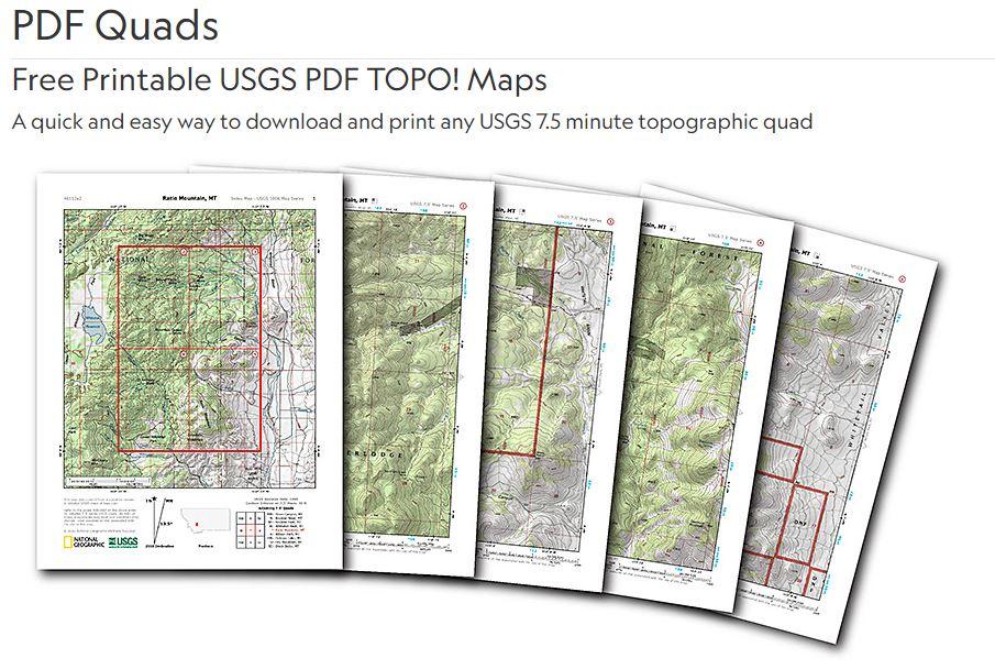 National Geographic Usgs Maps National Geographic Free Printable Usgs Pdf Topo Maps | Tuff Stuff 4X4 &  Tuff Stuff Overland