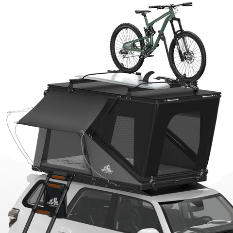 Rooftop tent.