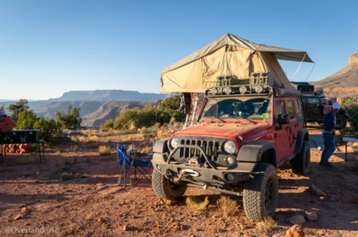 camping-foods that-don't-need-refrigeration-jeep-with-roof-top-tent