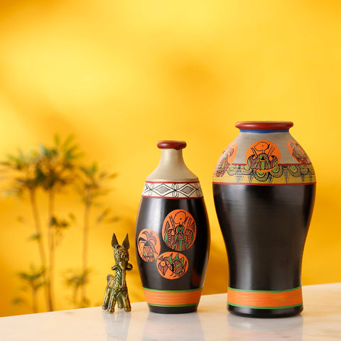 terracotta vases