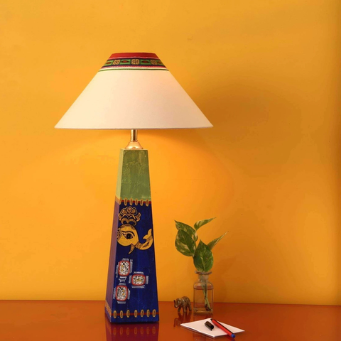 wooden table lamp