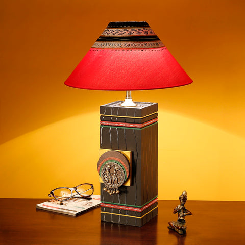 wooden table lamp