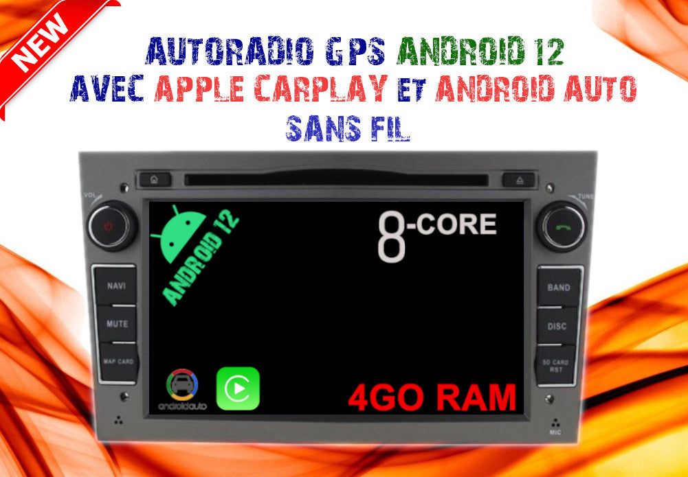 Autoradio tactile GPS Bluetooth Android & Apple Carplay Renault Trafic de  2015 à 2023 + caméra de recul