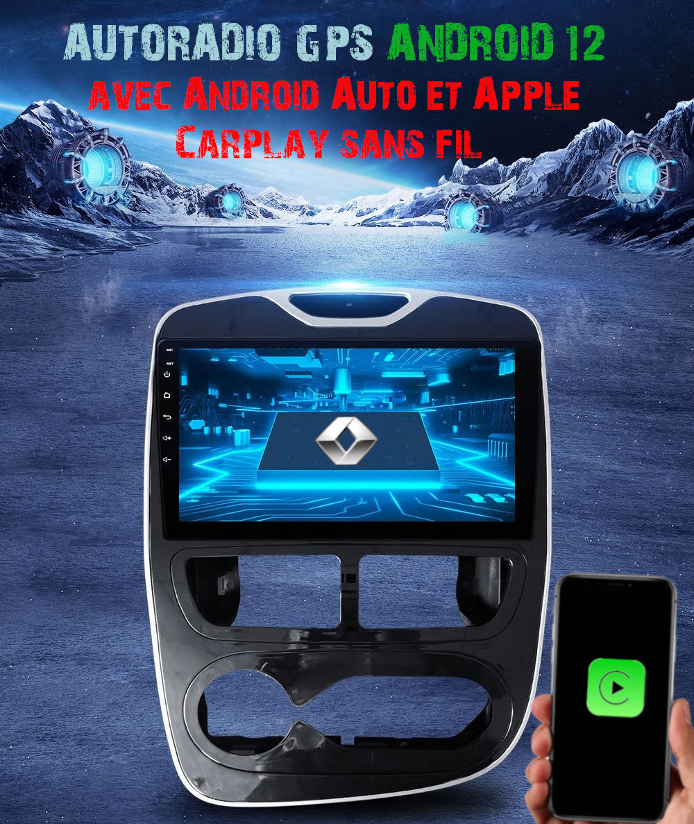 Android 11 Autoradio 2 Din pour Renault Captur Clio 2011-2019 avec
