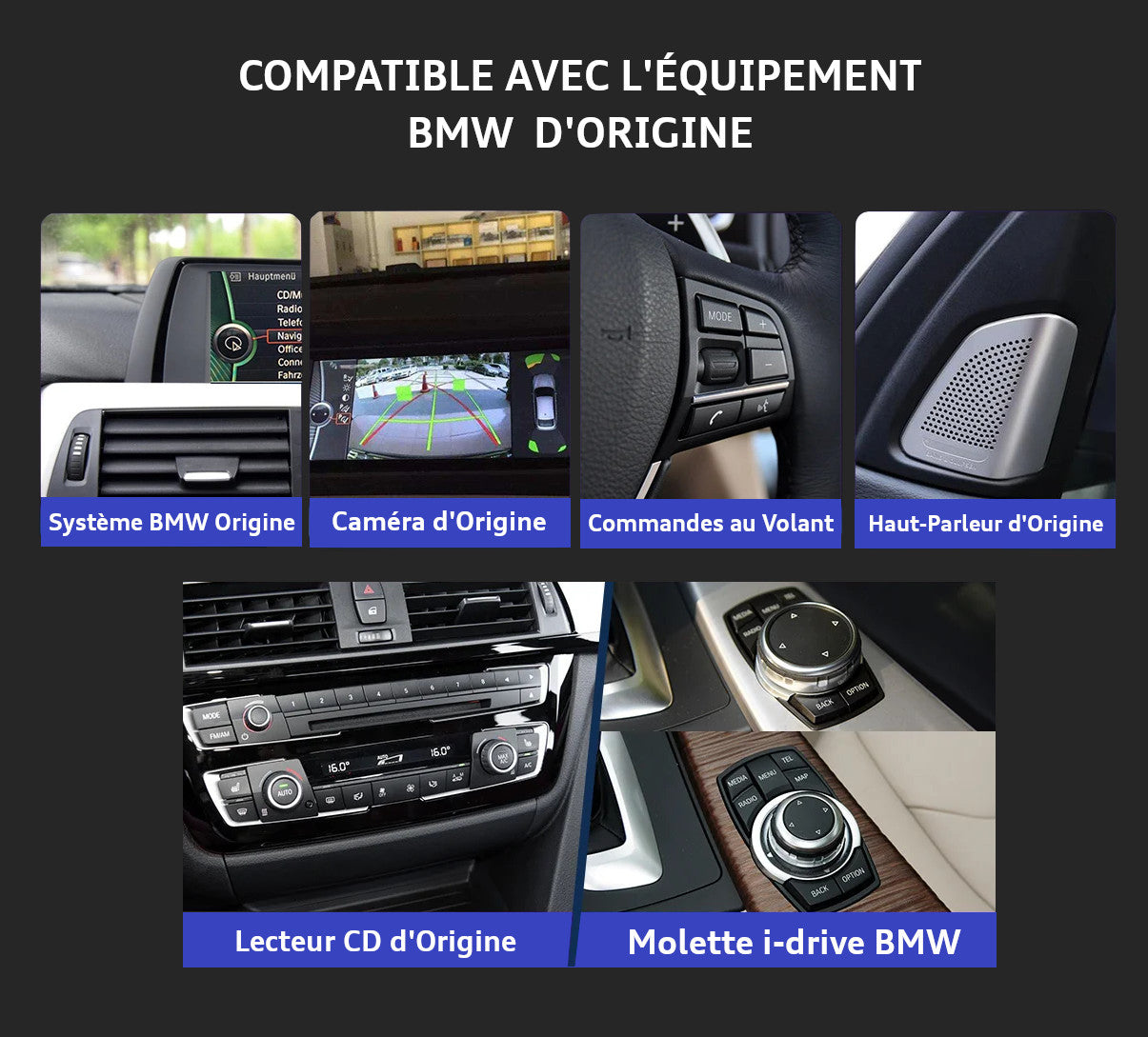 Autoradio Multimédia Android pour BMW série 5 F10 F11 f18