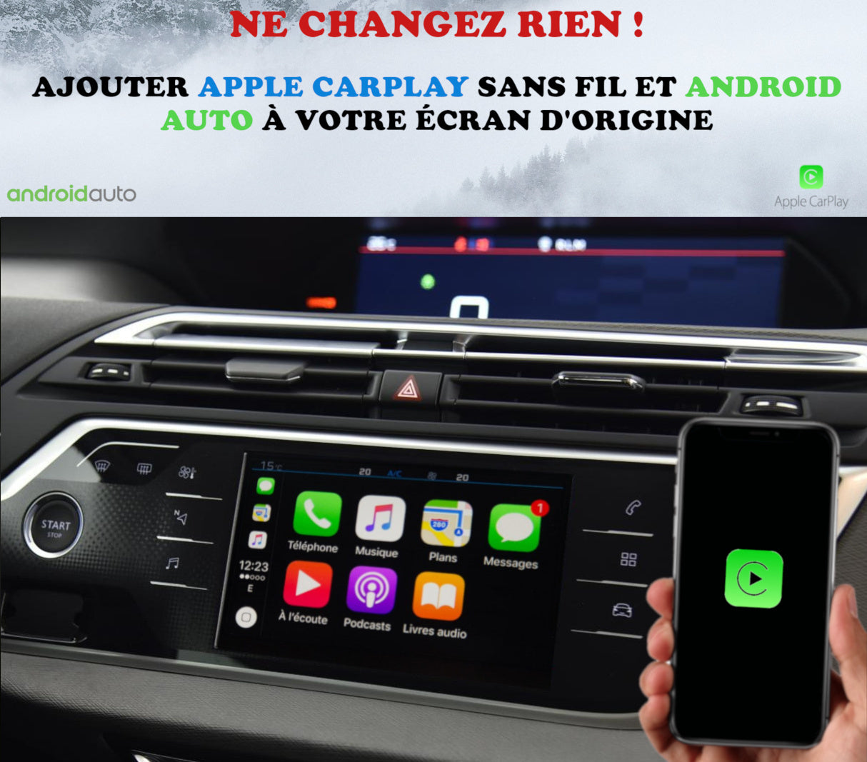 Apple CarPlay et Android Auto : quand la Nouvelle Citroën ë-C4
