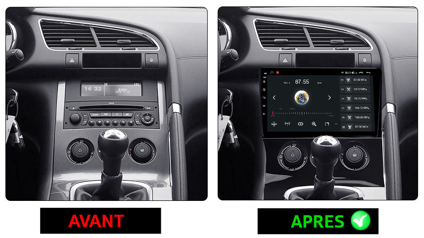 Autoradio GPS Peugeot 3008 de 2009 à 2016 Android 13 avec Carplay –  GOAUTORADIO