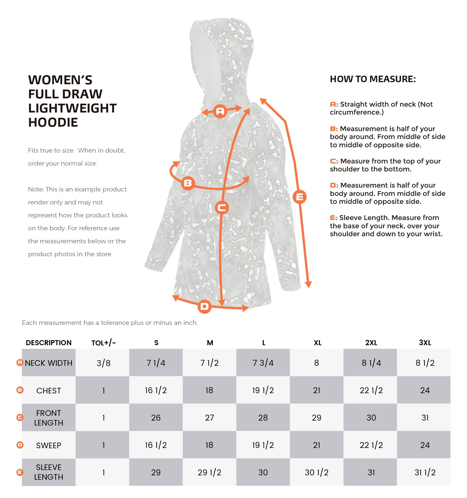 Hiden Size Guide