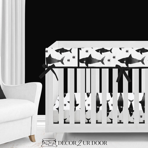 shark nursery bedding