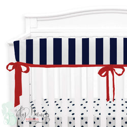 red baby crib